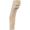 Ekena Millwork 3 1/2"W x 6"D x 18"H Merced Smooth Knee Brace, Douglas Fir BRC04X06X18MRC00SDF - alternate 1